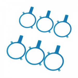 Bopu ซัพพลายชาร์จไร้สายฟิล์มป้องกันพีวีซีฟิล์มป้องกันรูปแบบสีฟ้าโทรศัพท์มือถือเบาะรองนั่งฟิล์มป้องกัน